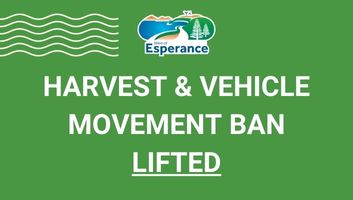 Harvest & Vehicle Movement Ban