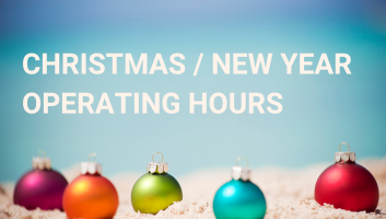 Christmas / New Year Operating Hours