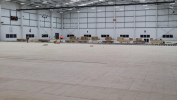 Esperance Indoor Stadium Update – Flooring Materials On Site